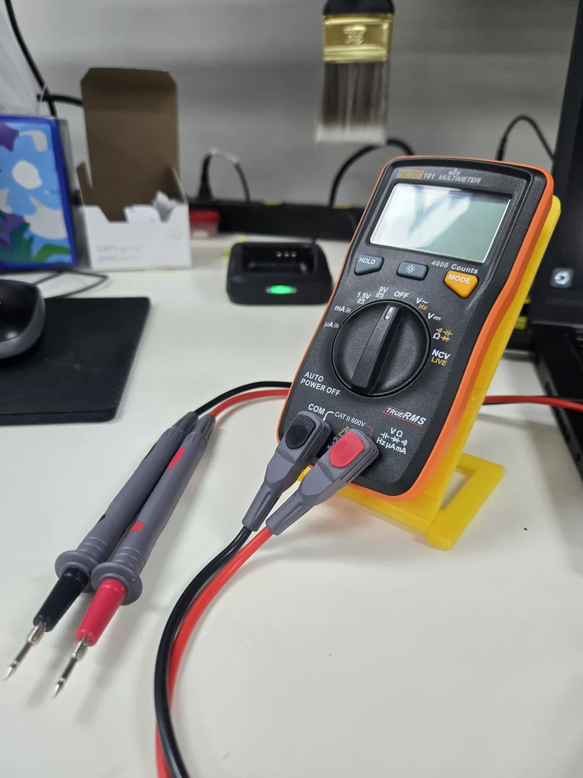 Print-in-Place Folding Multimeter Stand